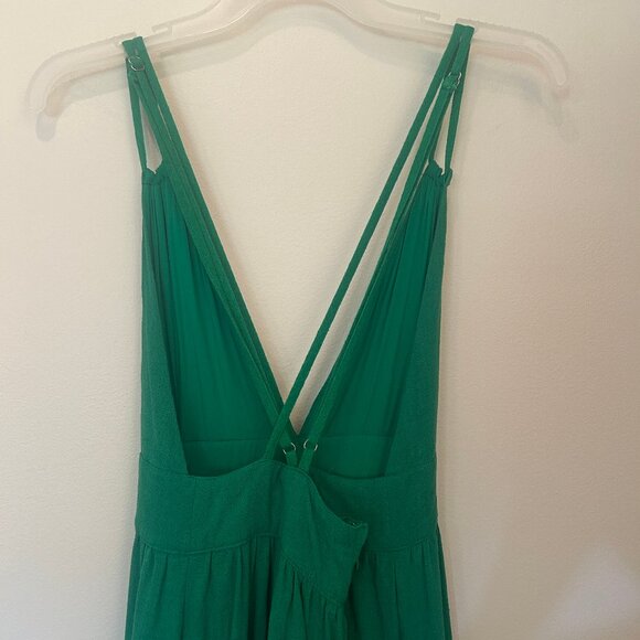 Lulus Warm Weather Wishes Green Strappy Dress w/ Pockets sz M--OUT OF STOCK - Picture 10 of 16